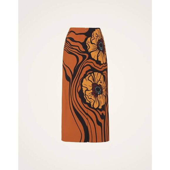 La DOUBLEJ Pencil Skirt in Big Blooms Placee S - Picture 5 of 8